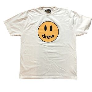 Drew House Dope SS Mascot Tee in Cream thick soft cotton with that tag Sz XS